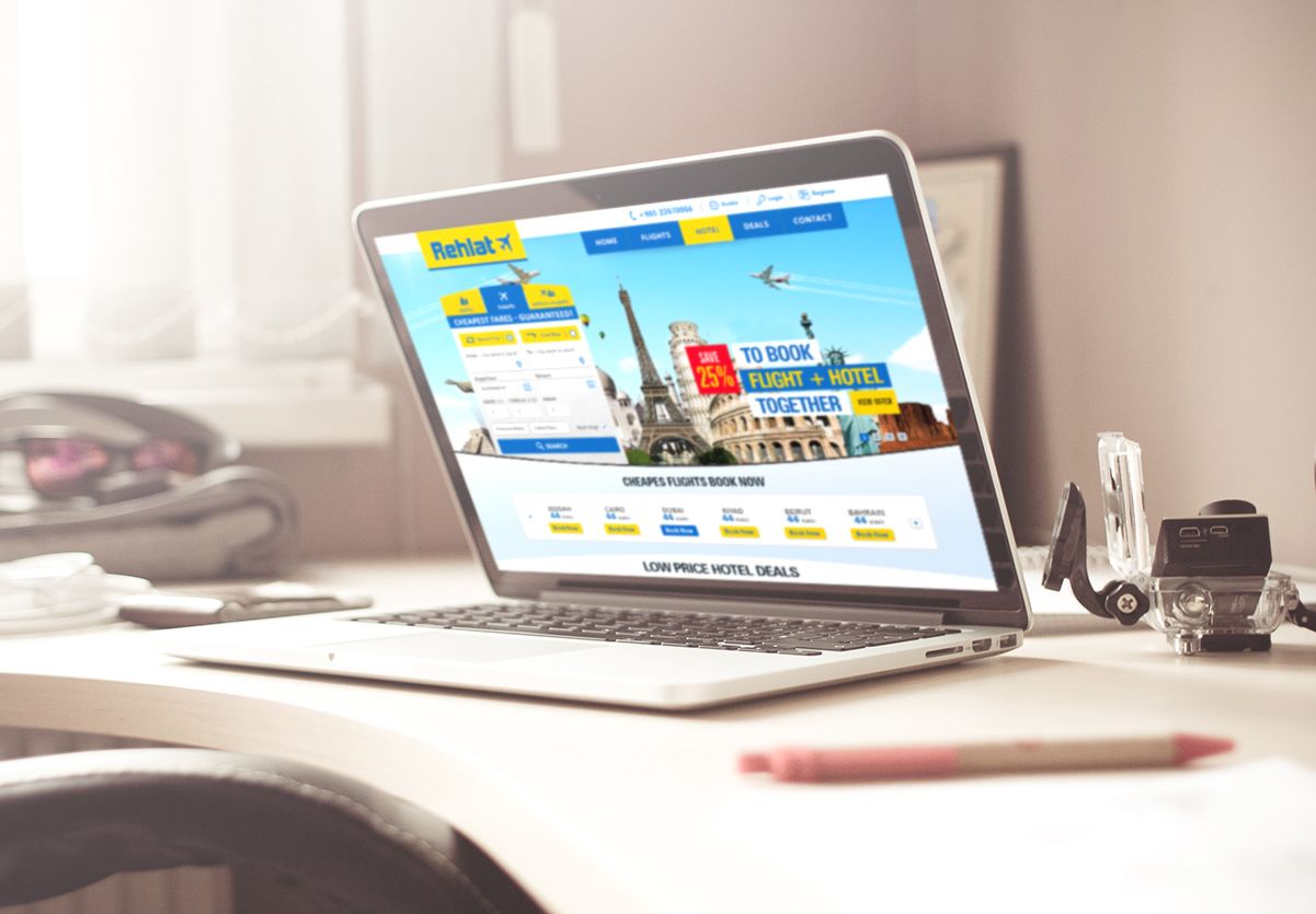 طراحی وب سایت اژانس هواپیمایی