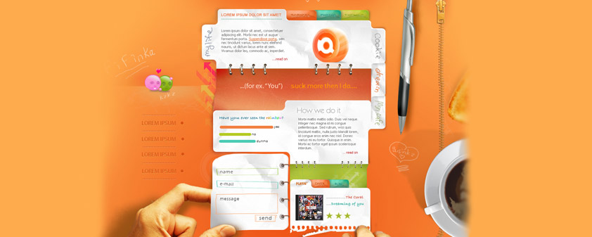 طراحی سایت به صورت تک صفحه ای