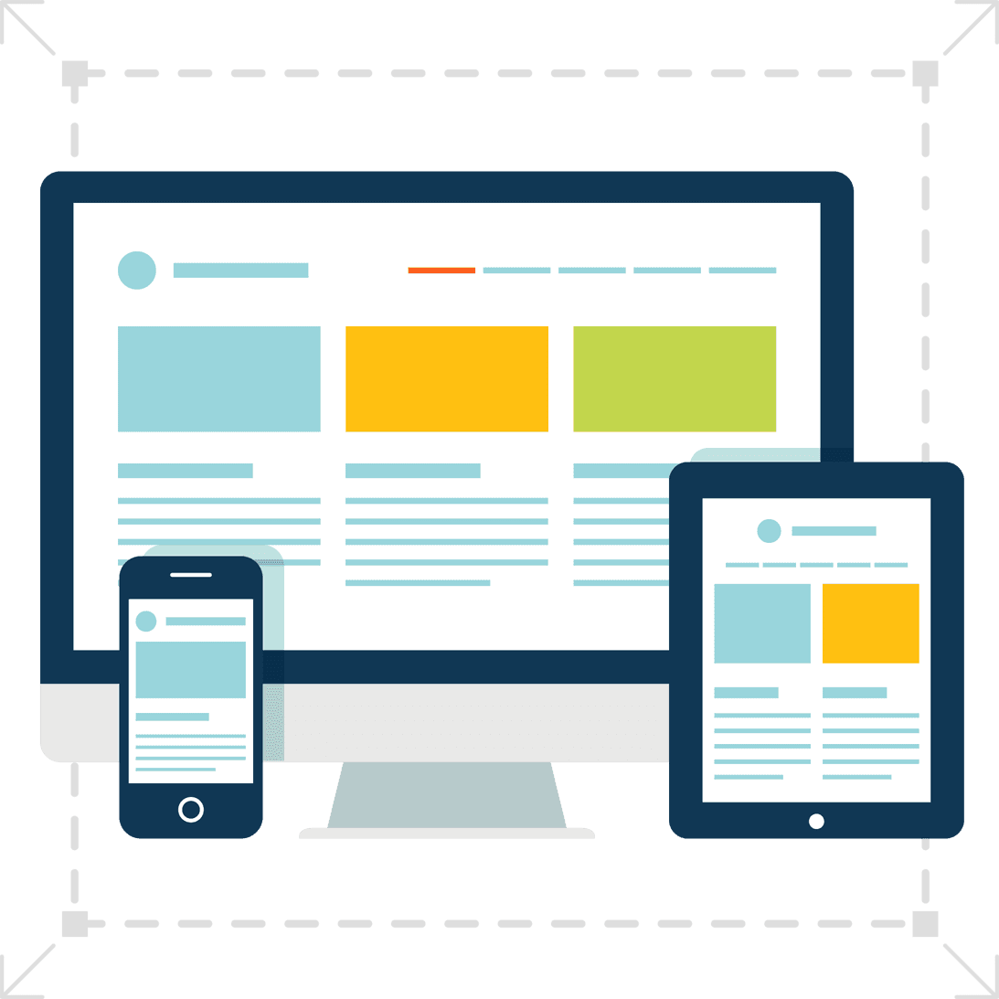 طراحی وب سایت به صورت رسپانسیو ، واکنش گرا ، Respansive 